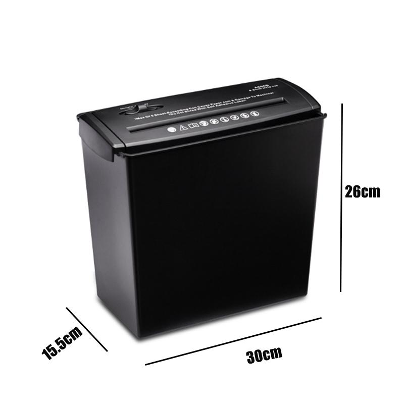 10L 5 Sheet Cross-Cut Paper/Credit Card/Staples Shredder / Basket Home Office 220V