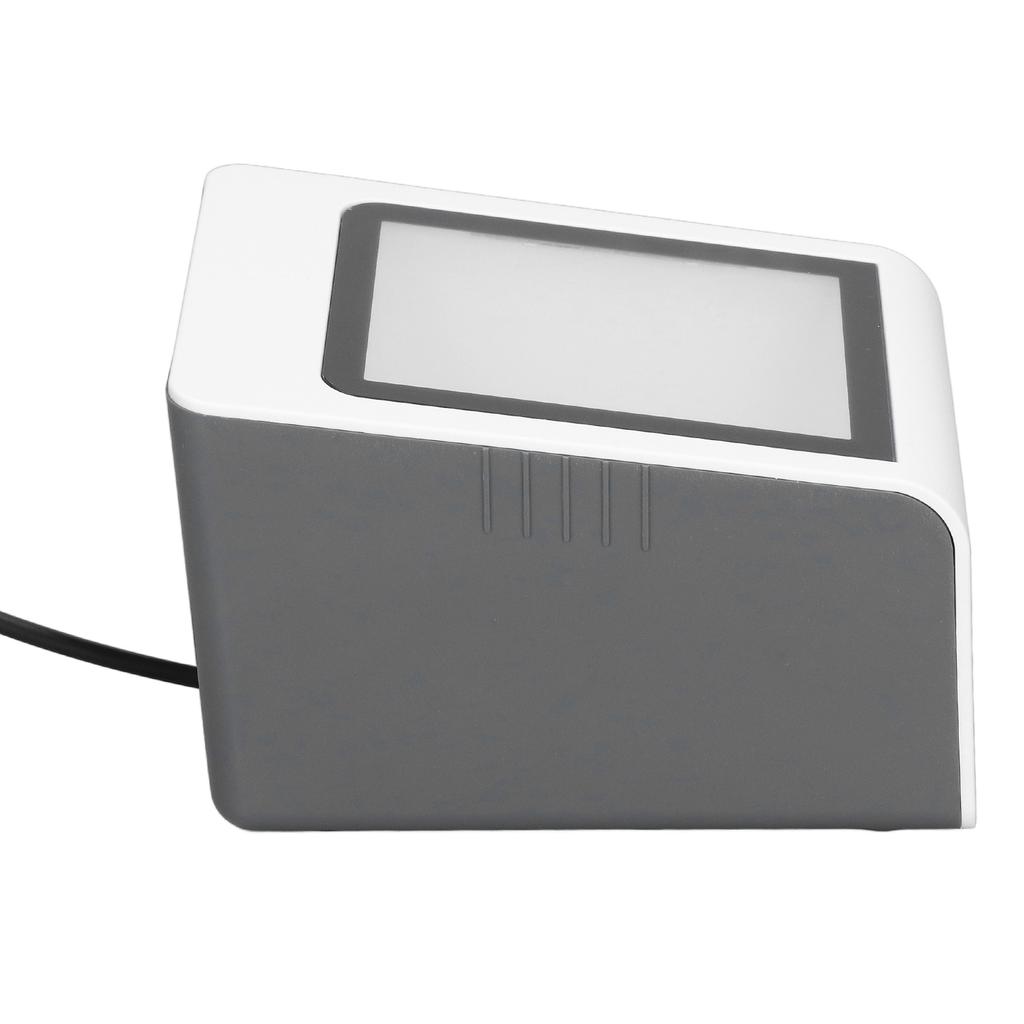 Scanner de coduri de bare de birou, cu solicitări vocale, identificare automată, mâini libere, cu fir USB, cititor de coduri QR pentru PC, mașină POS