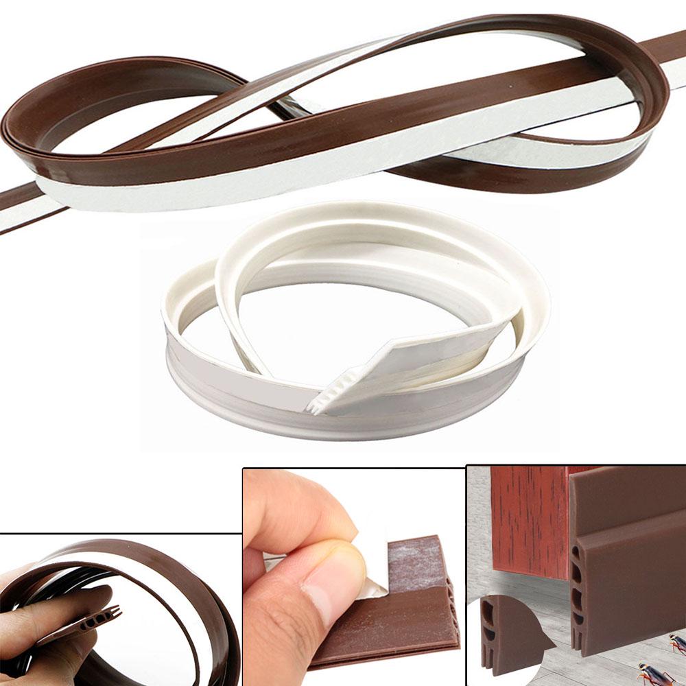 Self-adhesive Silicone For Bathroom Washroom Seal Strip Draft Stopper Threshold Seals Stickers