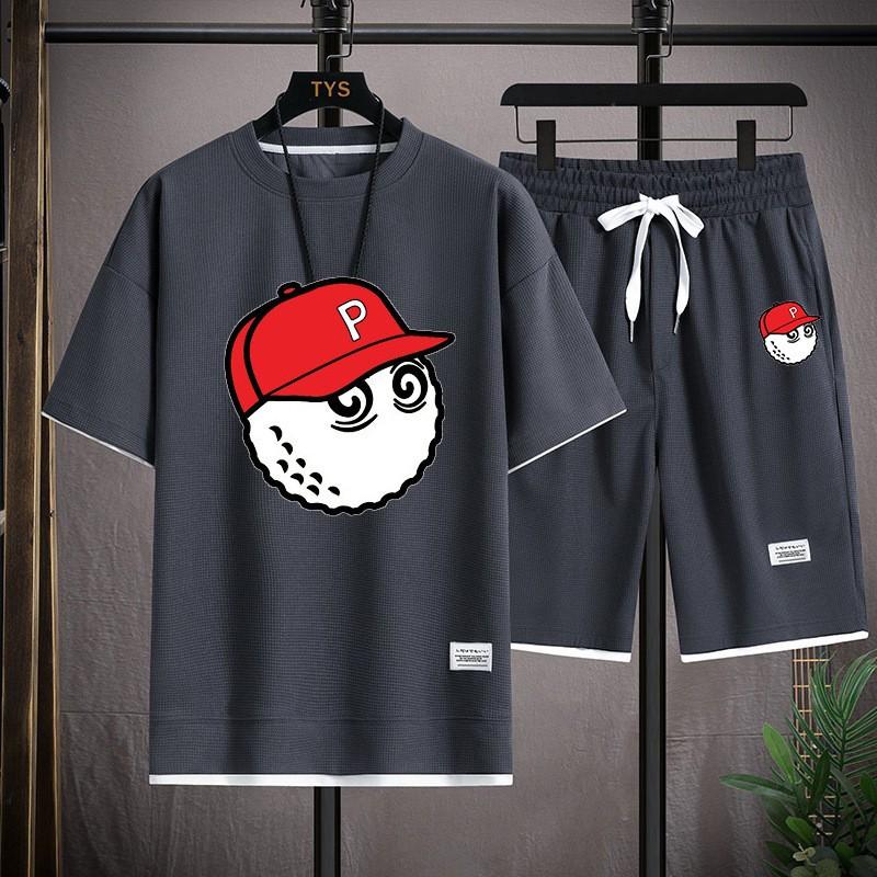 

8 Colors S-4XL Men s Summer Fashion and Comfort Short Suits Men s and Women s Couples Wear Short sleeves Shorts Set XXXL темно-серого