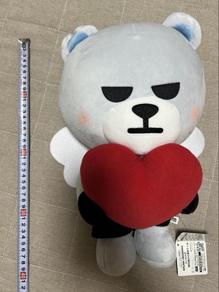 [USED] KRUNK x BIGBANG Heart Hug Big Plush Toy D-LITE