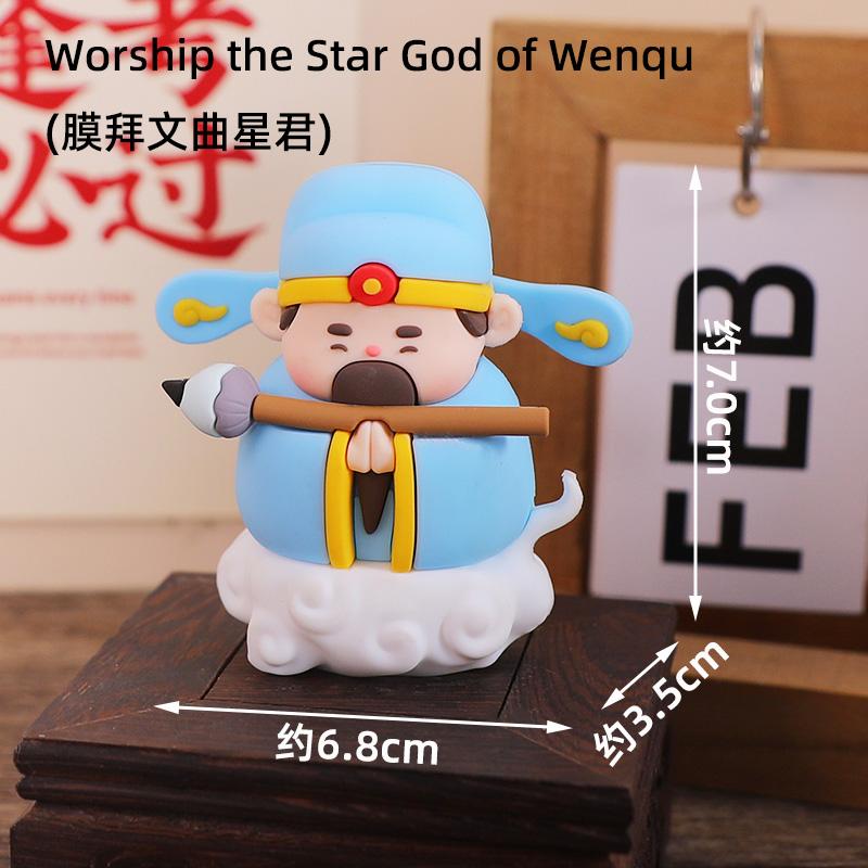 Chinese Lunar New Year Decoration 2026 3D Dragon Baby Ornaments Spring Festival Party Cake Topper Chinese Immortal Desktop Decor