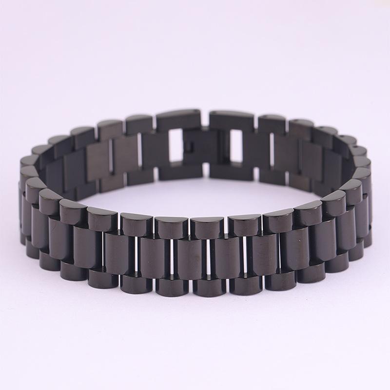 Präzisions-Edelstahlarmband verschiedene Marken breite Version Herren-Gentleman-Armband Schmuck
