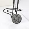Viking Axe Helmet Pendant Tomahawk Necklace Odin Raven Slavic Amulet Norse Warrior Mythology Stainless Steel Jewelry