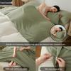 Portable Travel Sleeping Bag & Bed Sheet Set - 3-Piece Duvet Cover for Outdoor and Business Trips