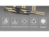12mm High Hardness Twist Drill Bit Set for Iron, Stainless Steel, and Woodworking