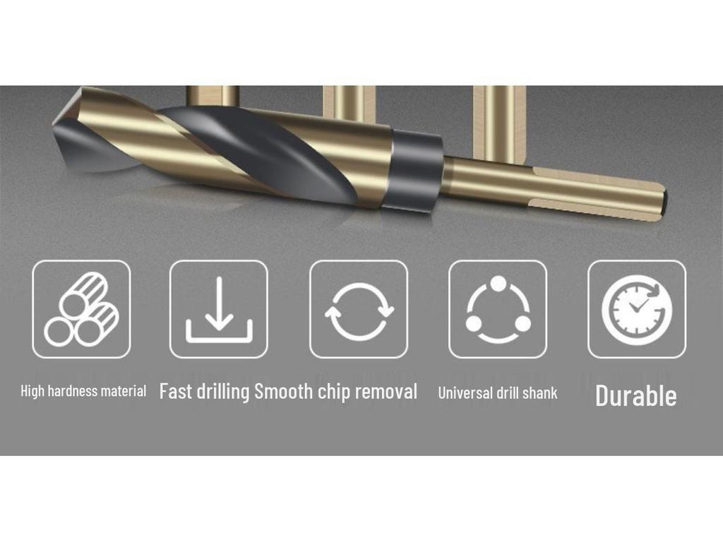 12mm High Hardness Twist Drill Bit Set for Iron, Stainless Steel, and Woodworking