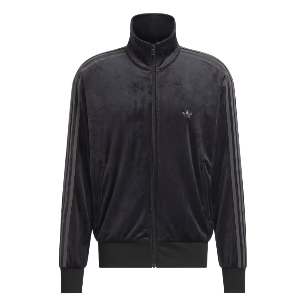 Adidas Originals FB TT Velvet Loose Fit Zip Collar Jacket Unisex Jacket KQ5474 L
