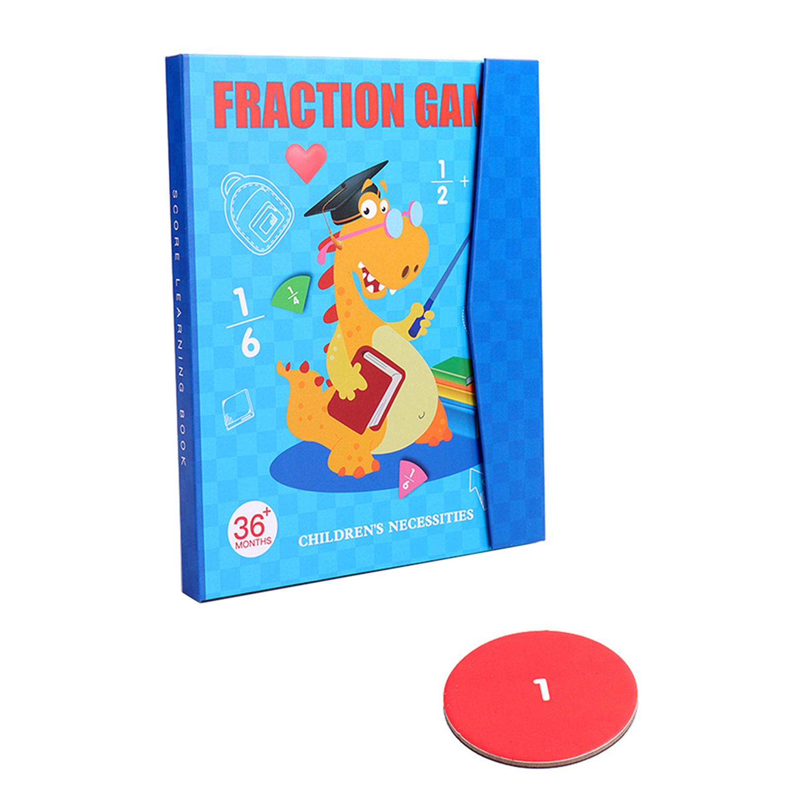 

Magnetic Fraction Learning Toy For Kids Logic Graphical Math Toys For Toddler Children