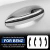 ABS Carbon Fiber Door Handle Trim Cover - Premium Durable for Mercedes Benz GLC X254/C Class W206/S206 (2022-2024)