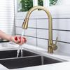 Stainless Steel Kitchen Faucets Pull Out Kitchen Mixer Tap Deck Mounted Home Improvement Hot and Cold Water Telescopic Faucet