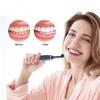 Electric Tooth Polisher Set Electric Teeth Whitening Set Cleaning Tool Set for Family Use with 5 Polish Heads and Modes