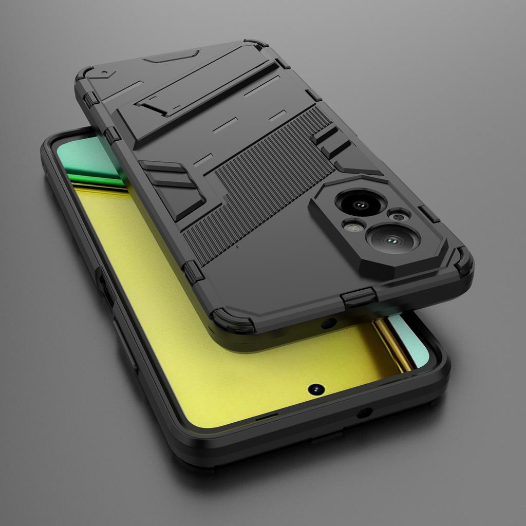 For Realme C67 4G Phone Case Anti-scratch Kickstand PC+TPU Cover