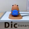 PVC Doll Capybara Phone Holder Figure Model Capybara Cell Phone Bracket  Small Gifts