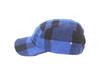 (Polo Ralph Lauren) Men's and Women's Wool Check 5 Panel Cap with One Point Signature Pony Hat 01080056-BLUE [Used]