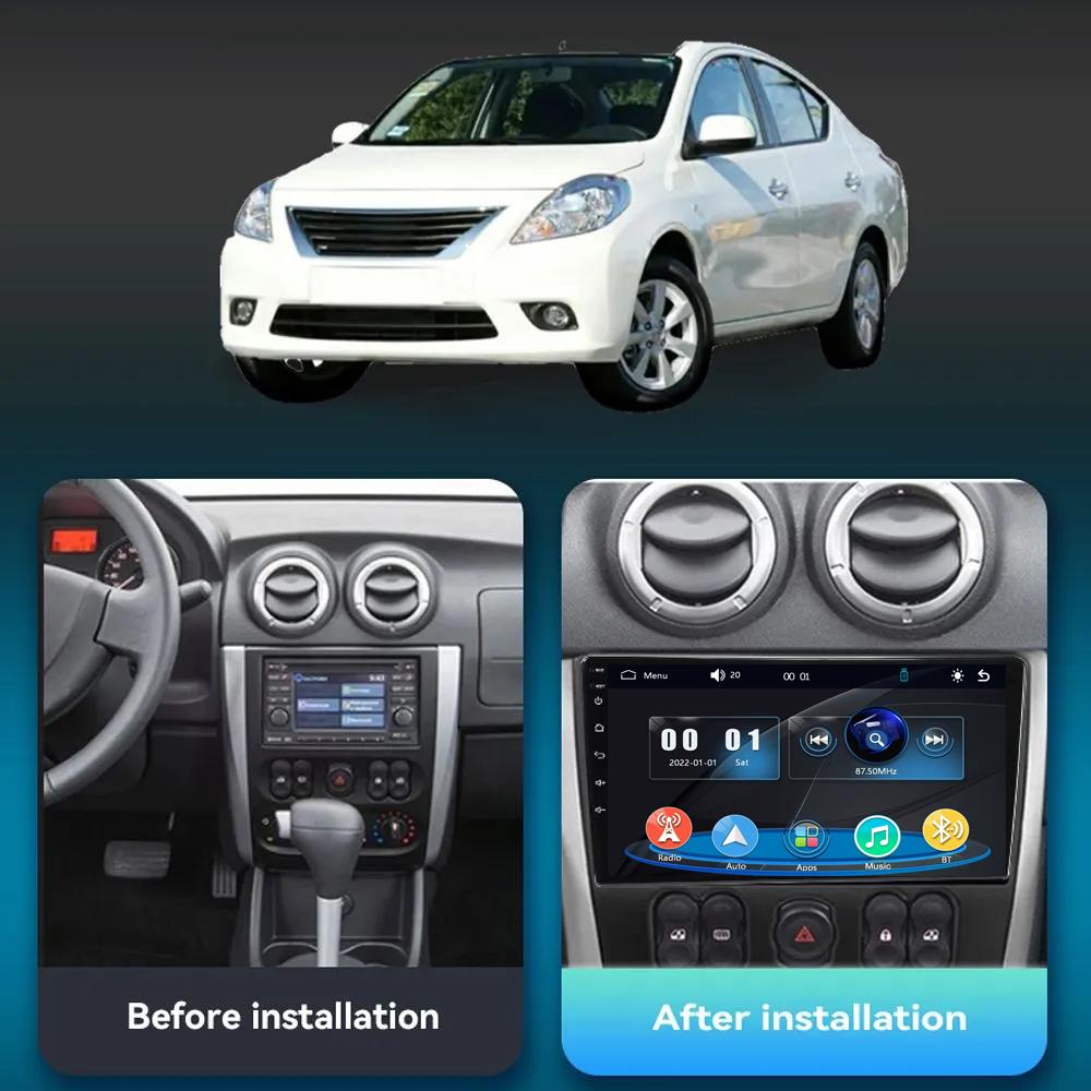 Icreative Car Radio Multimedia MP5 Player Head Unit Stereo BT For Nissan Almera 2013-2018