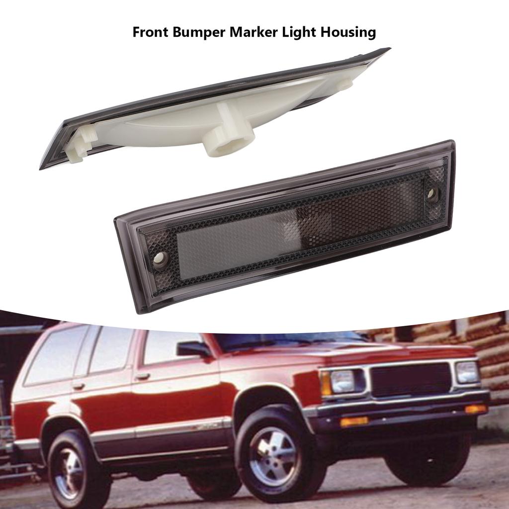 Car Front Bumper Side Marker Light Housing Cover Accessory Replacement for 1981‑1991