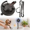 Shower Parts Dog Bathing Suction Cup With Tether: Secure & Easy-Bathing Suction Cup Set 15x12x6cm Plastic Vacuum Pump 260LBS