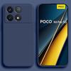 Pro Poco X6 Pro Pouzdro Tekuté Silikonové Pouzdro na Telefon Pro Xiaomi Poco X6 Pro 5G Měkký Kryt