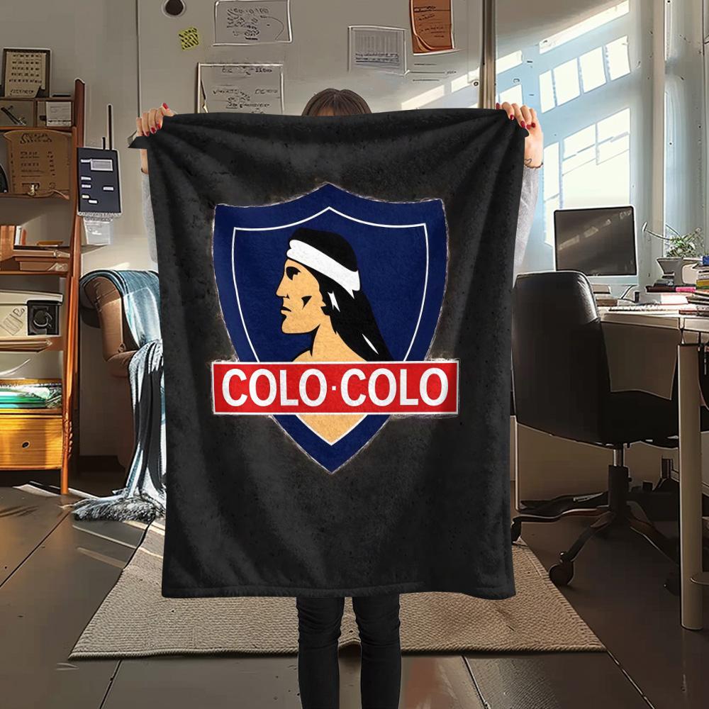 CSD Colo‑Colo Flannel Blanket, High quality Comfortable for All Seasons, Home Decor, Warmth and Comfort