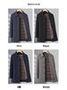 Men's Winter Woolen Overcoat with Detachable Down Liner, Double-Faced Wool, Regular Lapel for Middle-Aged Men.