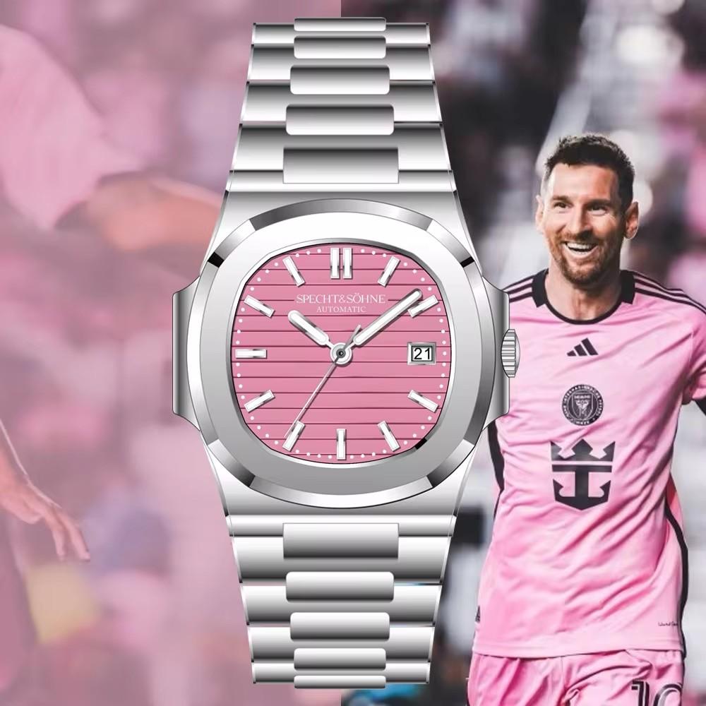 New Luxury Specht & Söhne 40MM Men's Watches Automatic Watch For Men Genuine Leather Mechanical Wristwatches 50M Waterproof