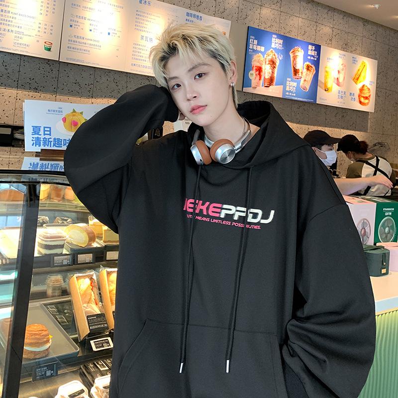 Hooded Sweater Men's Trendy Brand Heavy Loose Casual Sports Teen Top