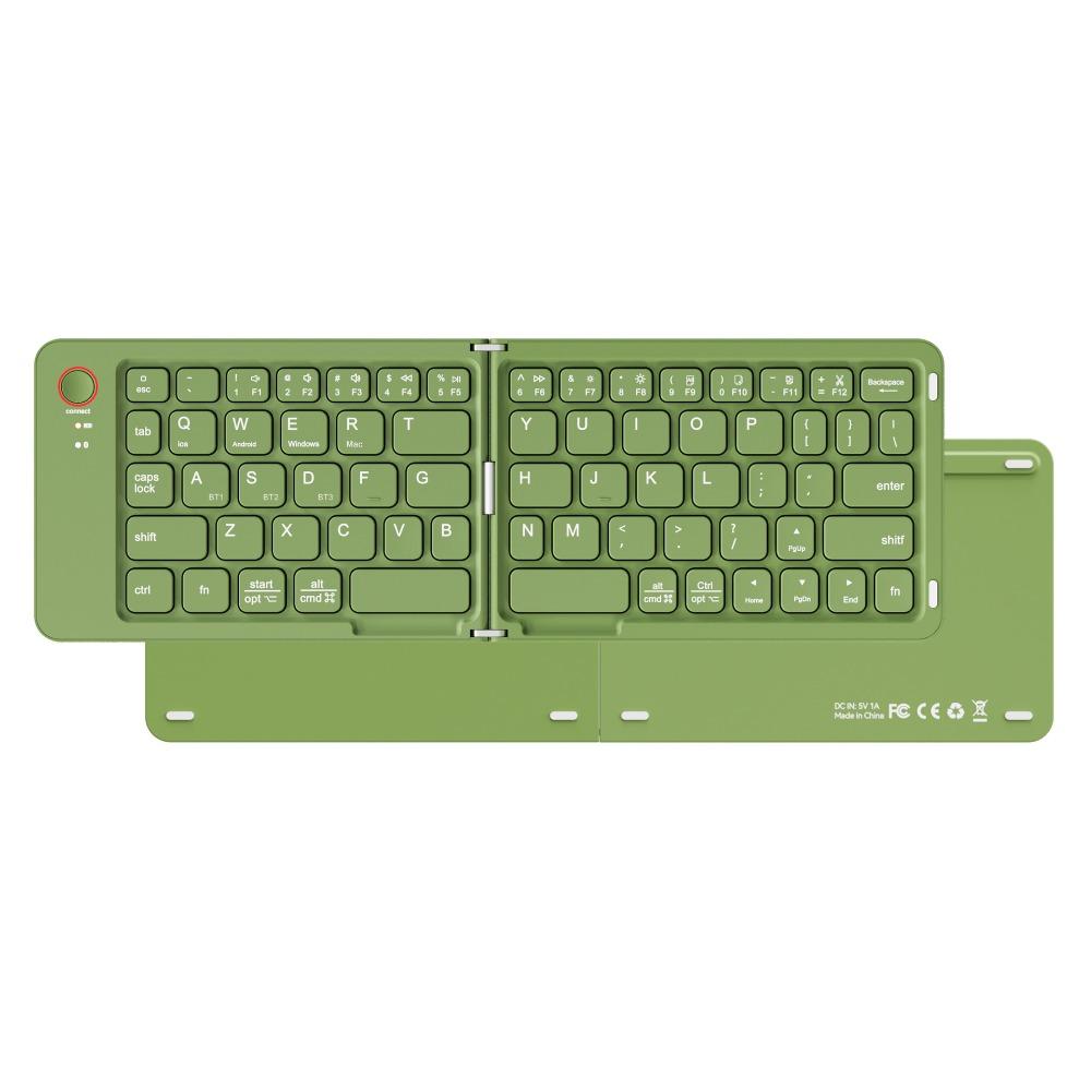 Rechargeable Bluetooth Folding Keyboard Lightweight Mini Folding Keyboard  Girls
