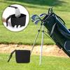 Portable Golf Club and Golf Ball Cleaning Bag with Detachable Clip Waterproof Liner Golf Accessory Cleaning Bag
