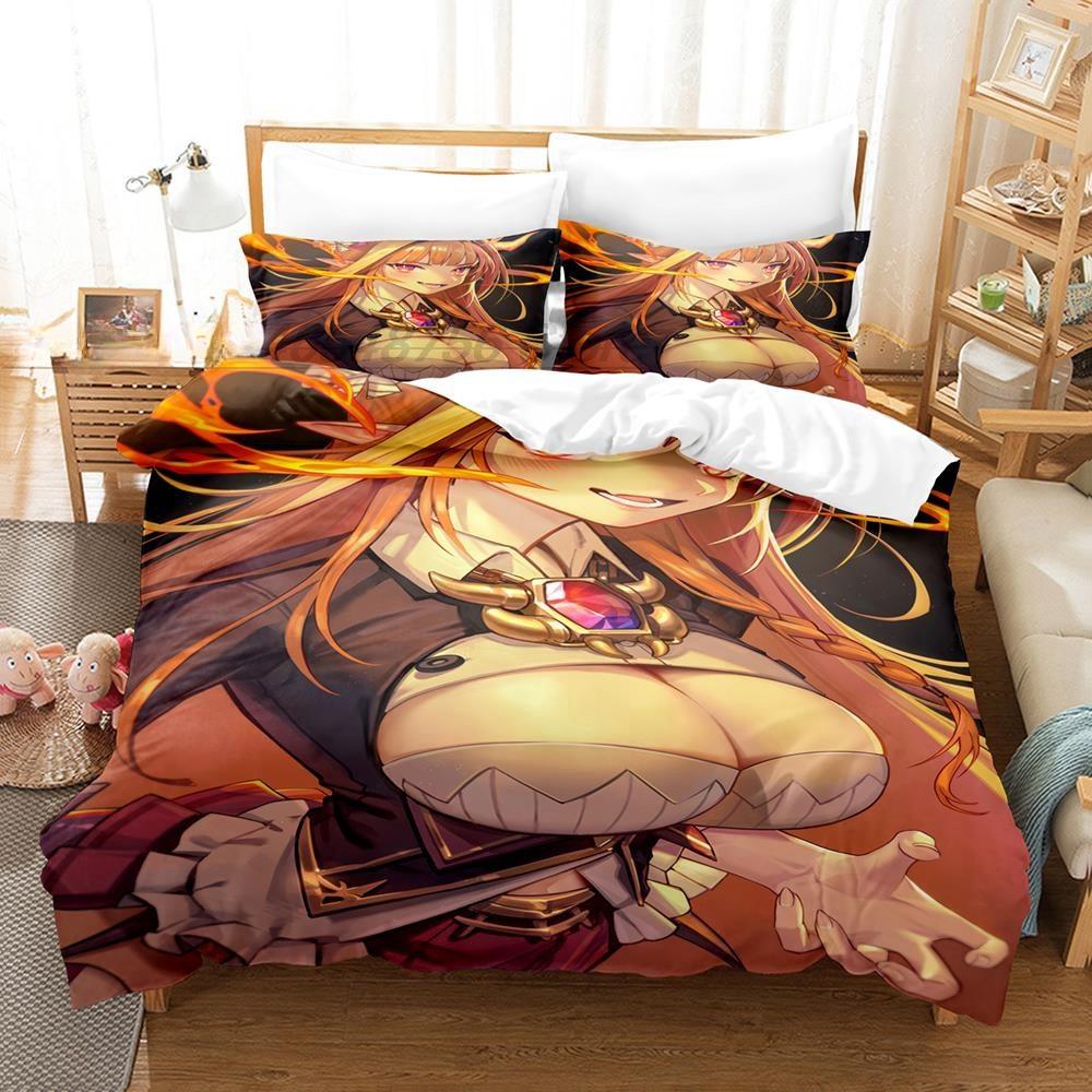 3D Printing Anime Kawaii Girls Kiryuu Coco Bedding Set Single Twin Full Queen King Size Bed Set Teenager Bedroom Duvetcover Sets