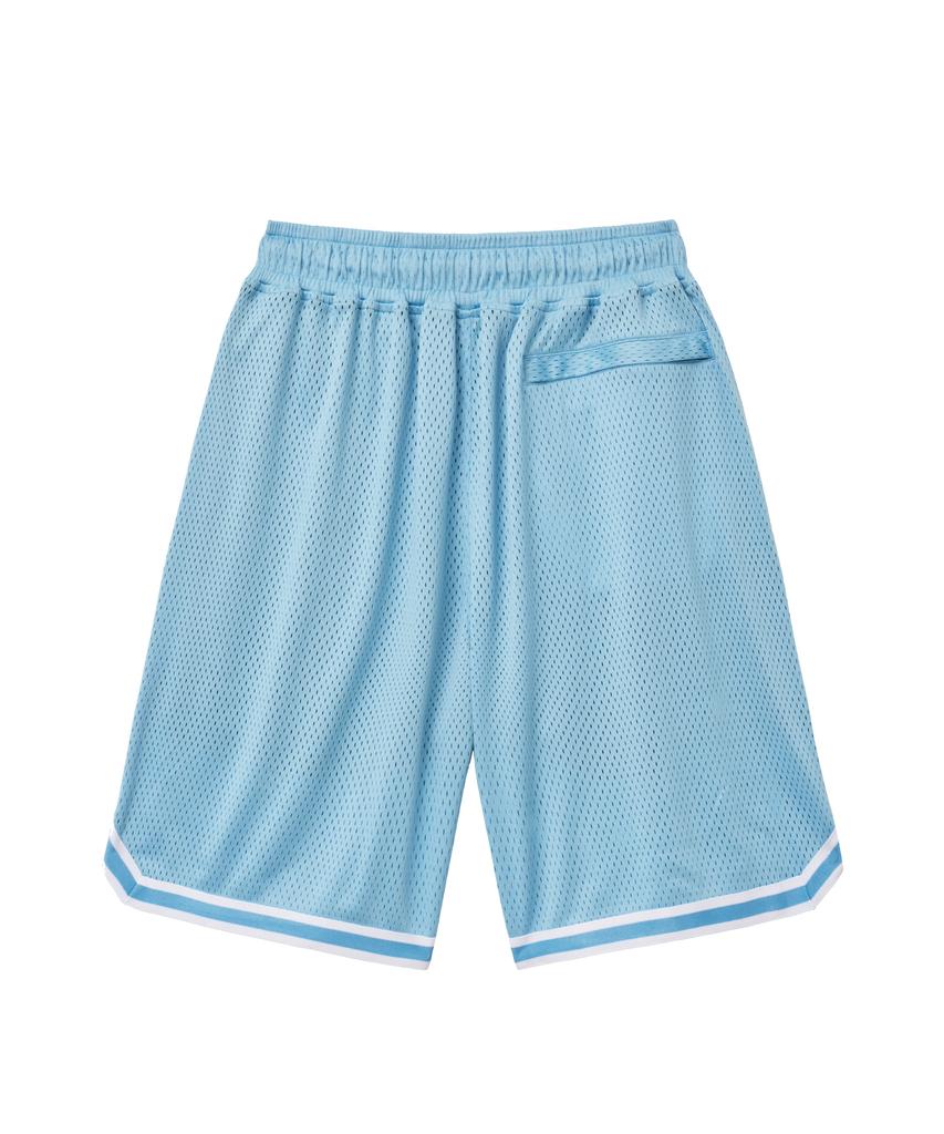 PHYPS MOTORCYCLE Lip Mesh Jersey Shorts Blue