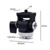 Kamera-Handy-Befestigungshalterung mit Blitzschuh (Heiß/Kalt), 1/4" Schraube Kugelkopf 3/8" Konvertierung für DSLR-Blitzschuh, 58