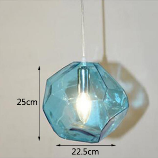 Moderne kreative unregelmäßige Glas Kronleuchter LED Küche Wohnzimmer Restaurant Bar Theke Hotel Loft Bekleidungsgeschäft Beleuchtung