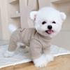Fashion Teddy Bear Pet Four Legged Clothes Schnauzer Cat Base Shirt Spring Jumpsuit Coat Dog Pajamas Puppy Clothes Small Dog