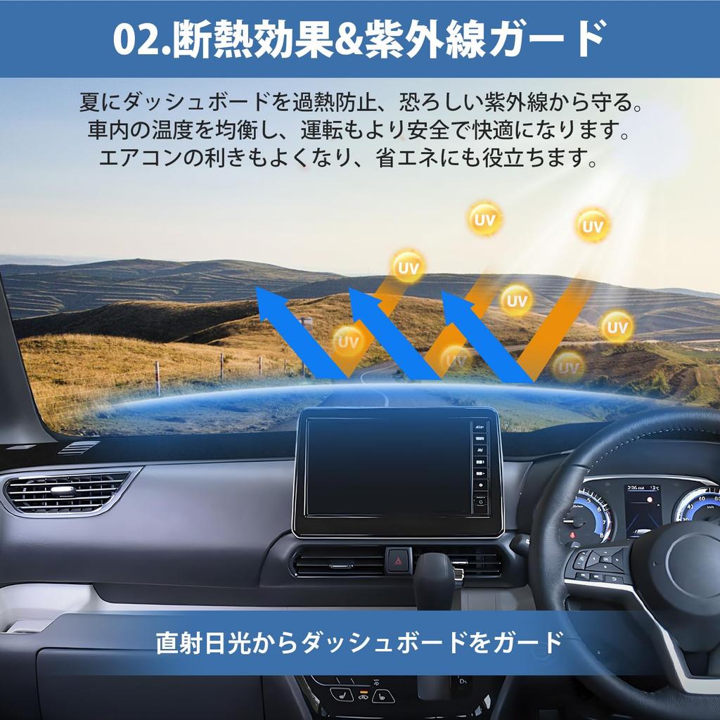 Cartist Kompatybilny z Mitsubishi Delica Mini Seria B3 Mata na deskę rozdzielczą Pokrowiec na deskę rozdzielczą DELICA MINI Kwiecień 2023 Obecne Modele B34A B35A B37A B38A Nie