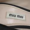 Tolle MIUMIU Pumps Offene Zehenpartie mit Kristallschmuck Schwarz Satin Damen 37 Gebraucht