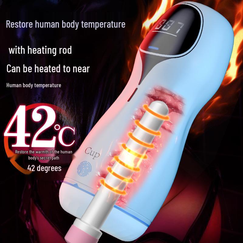 NIO Long Love Smart Vibration Invisible Electric Masturbation Cup for Men