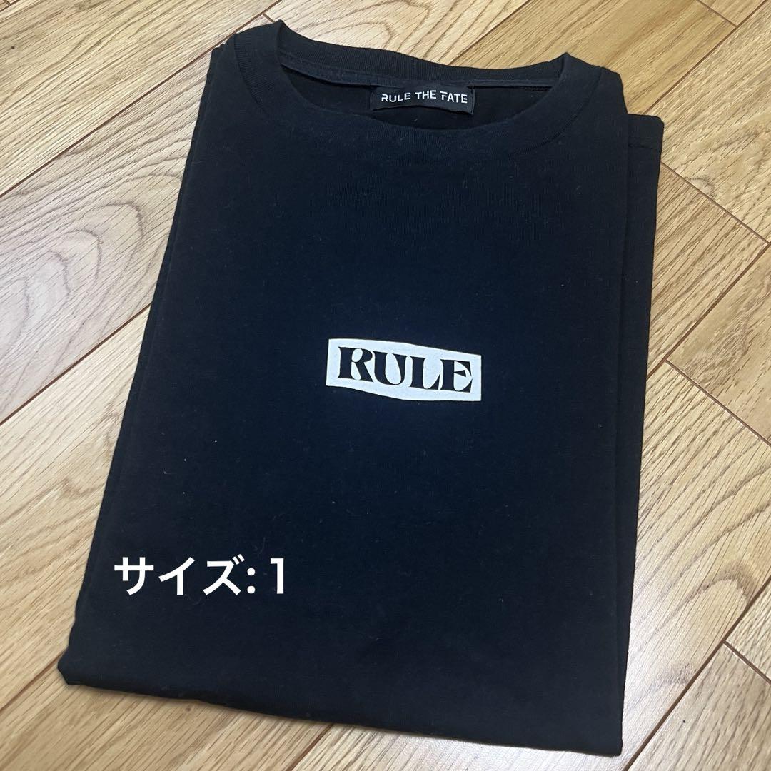 

[USED] RULE THE FATE Black T-shirt Size 1