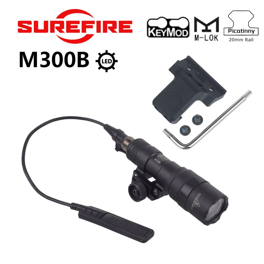 QD Quick Release Scout Light Side Rail Mount For Surefire M300 M600 Tactical Flashlight Fit Mlok Keymod 20mm Picatinny Rail