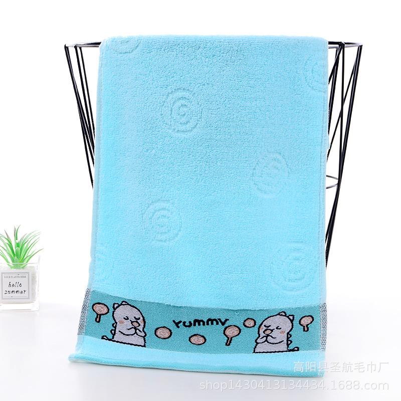 Pure Cotton Baby Towel 25*50, Soft and Absorbent, Suitable for Infants and Young Children, Small Towel for Face Washing, Embroidered Design