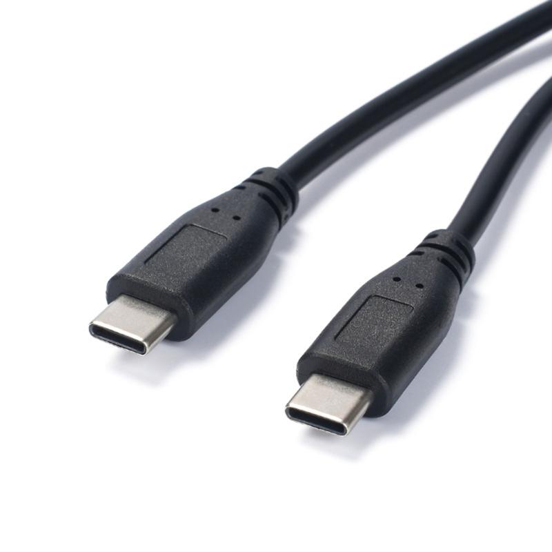 30cm USB Type C To Two Type C Male Cable Fast Speed Charging Cord for Smartphones and Tablets Power Supply