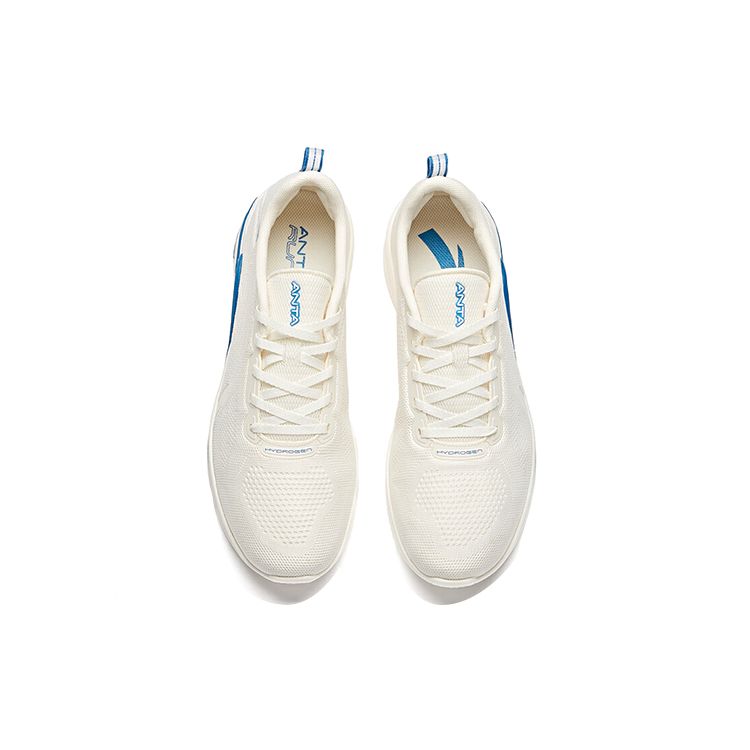 Anta Hydrogen Run 2 Low Top Running Shoes Men Sneakers White Blue 912045541-2