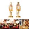 Christmas Nutcracker Figurine 29.5cm Tall Home Accent Tradtional Decorative Table Nutcracker Figurine for Halloween Tabletop