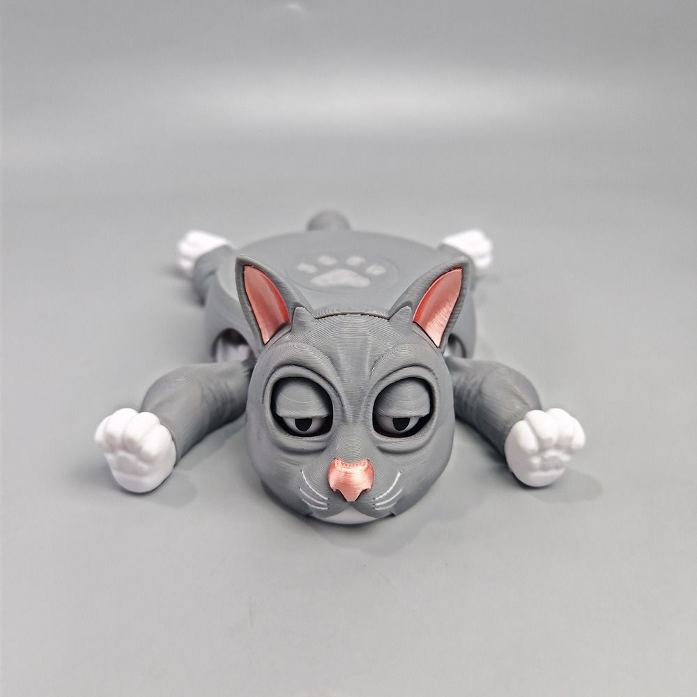 Press Type Cat Cup Pad Quirky Toys Frightened Cat Cat Base Cup Mat Panicked Cat Coaster  Kids Gifts