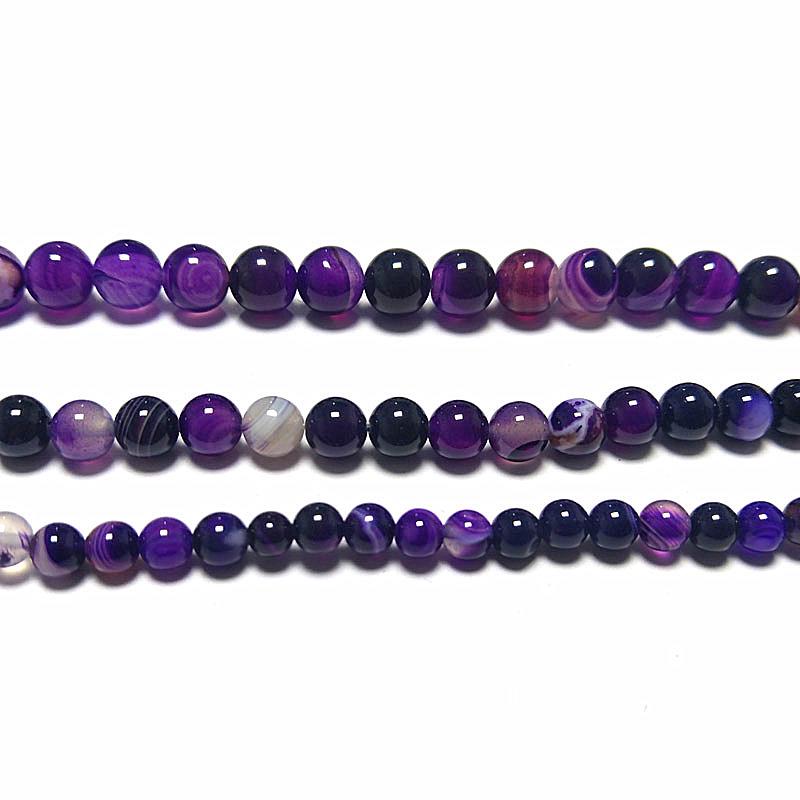 Agate Round Loose Beads for DIY Bracelet Accessories