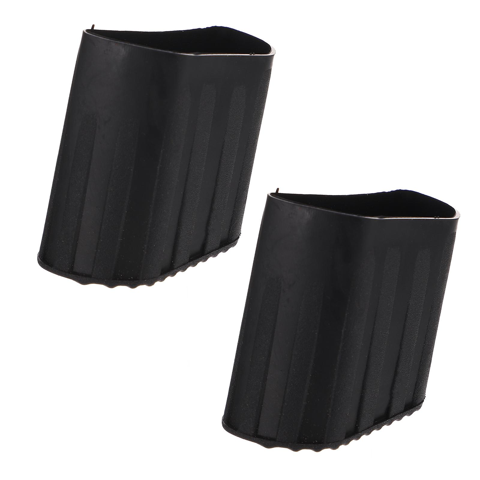 

4 шт. Нескользящие ножки для лестницы Резиновые Аксессуары для лестницы Замена Подушка для лестницы Удлинитель Подушка-чехол для ступеньки лестницы Замена чёрный