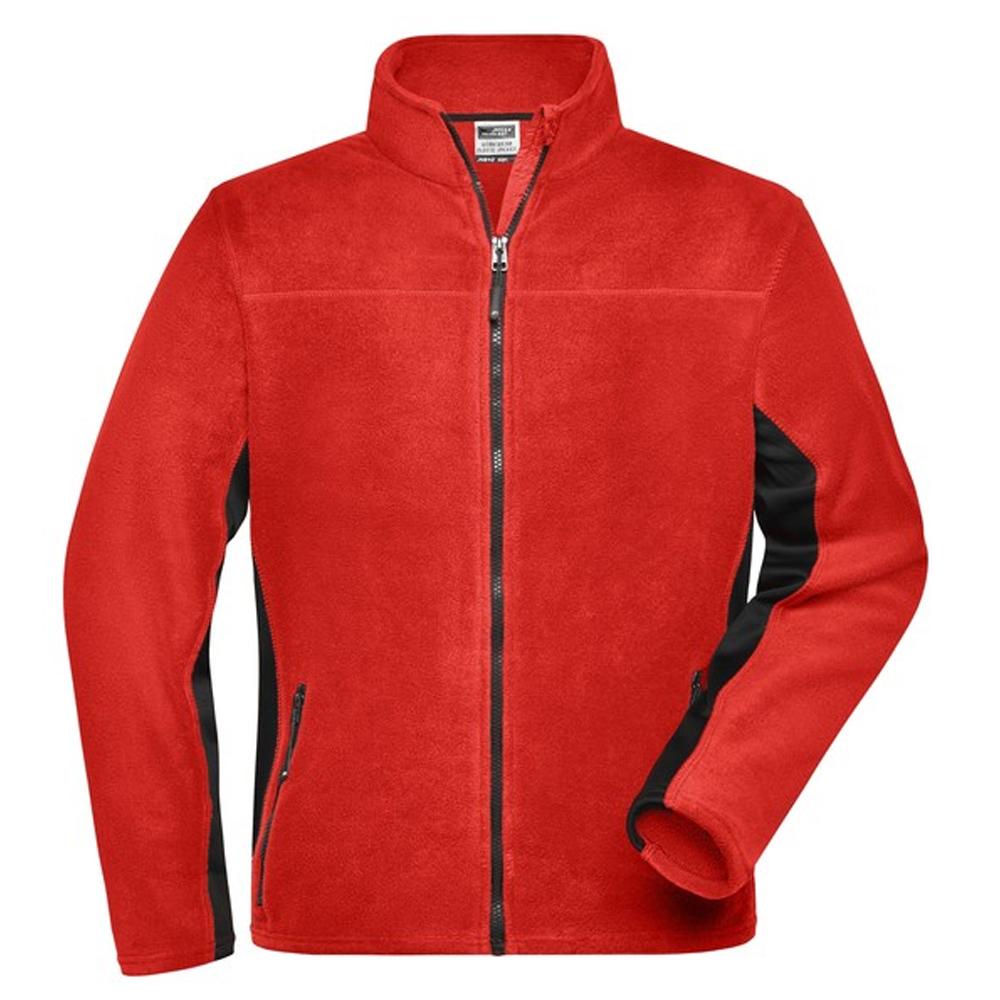 James and Nicholson Mens Strong Work Fleece Jacket