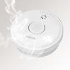 Smoke detector with replaceable 9V battery, Photoelectric, 85 dB EN14604 LogiLink