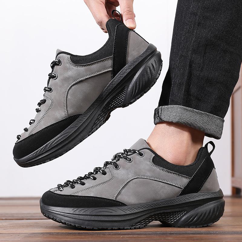 Men Wide Suede Hiking Shoes Non Slip Wear Resistant Low Top Mountain Climbing Sneakers Eco Friendly Zero Drop Running Shoesr