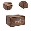 Wedding Card Box Wood Decoration Organizer for Anniversary Birthday Ceremony